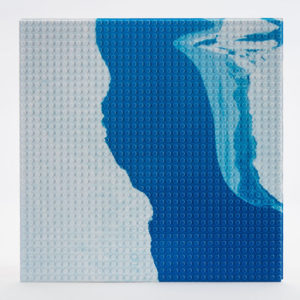 12 inch by 12 inch Arctic Ocean themed slab baseplate