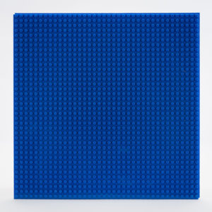 12 inch by 12 inch Blue solid color slab baseplate