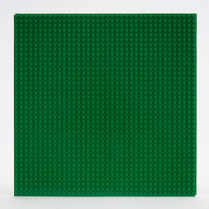 12 inch by 12 inch Classic Green solid color slab baseplate
