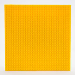 12 inch by 12 inch Sunny Yellow solid color slab baseplate