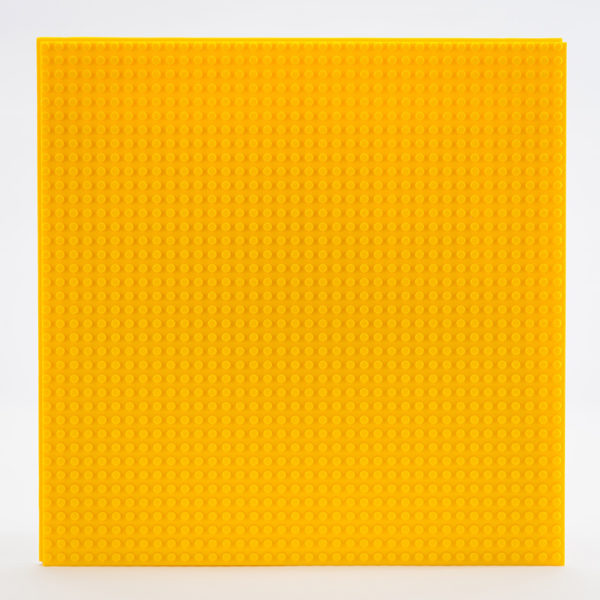 12 inch by 12 inch Sunny Yellow solid color slab baseplate