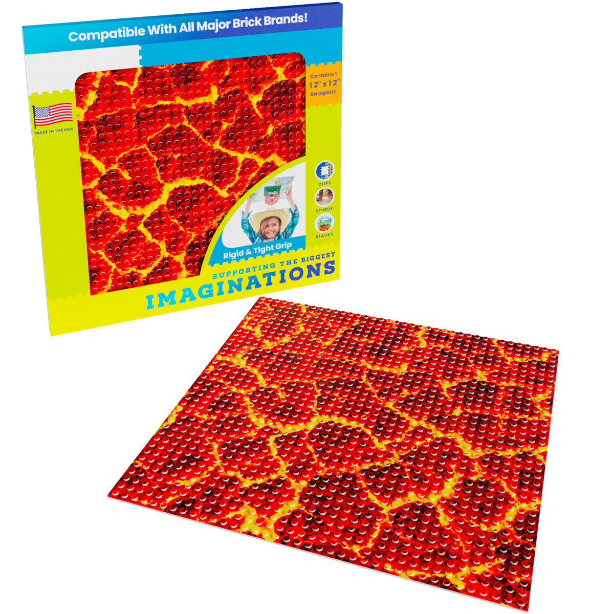 Lava glow baseplate slab dream lab